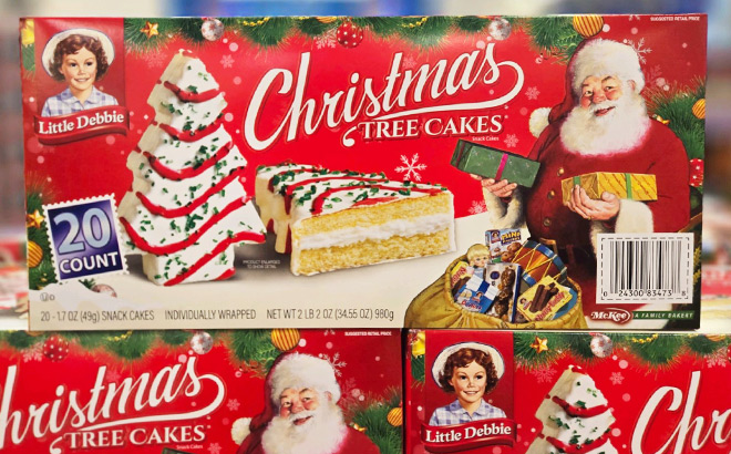 Little Debbie Christmas Tree Cakes 20 Pack