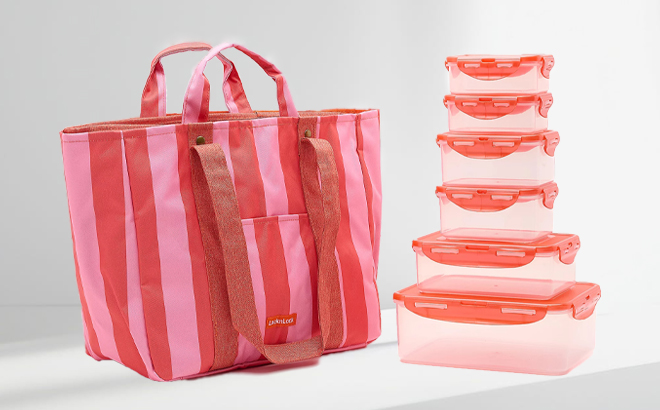 LocknLock Totes and Containers 8 Piece Set