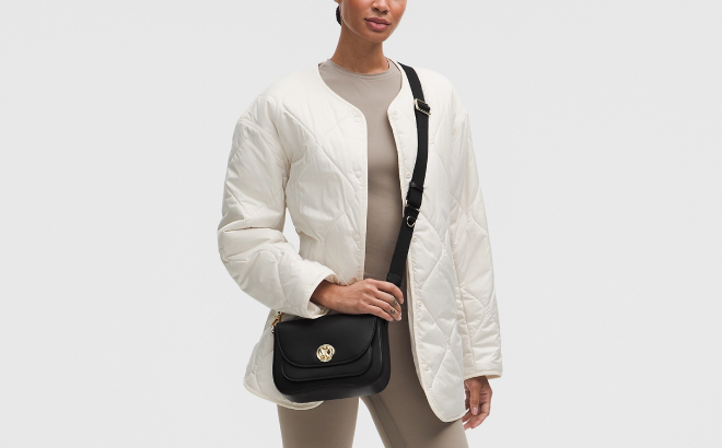 Lululemon Leather Alternative Crossbody Bag 1 5L