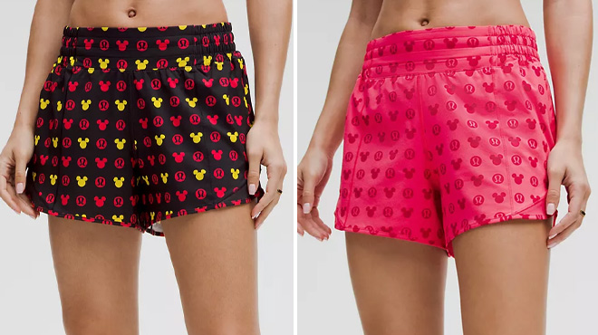Lululemon x Disney Hotty Hot High Rise Shorts