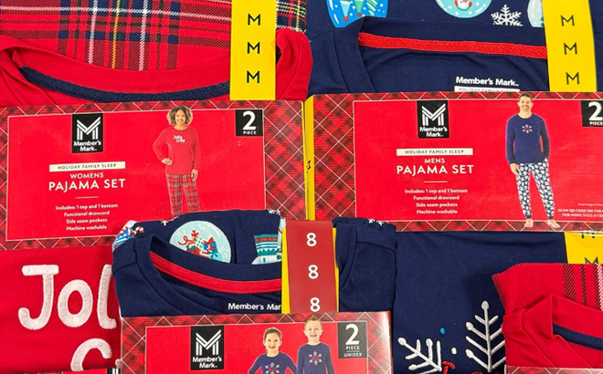Members Mark Christmas Family Pajamas at Sams Club