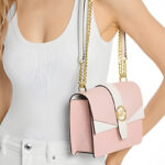 Michael Kors Greenwich Small Color Block Signature Logo Crossbody Bag