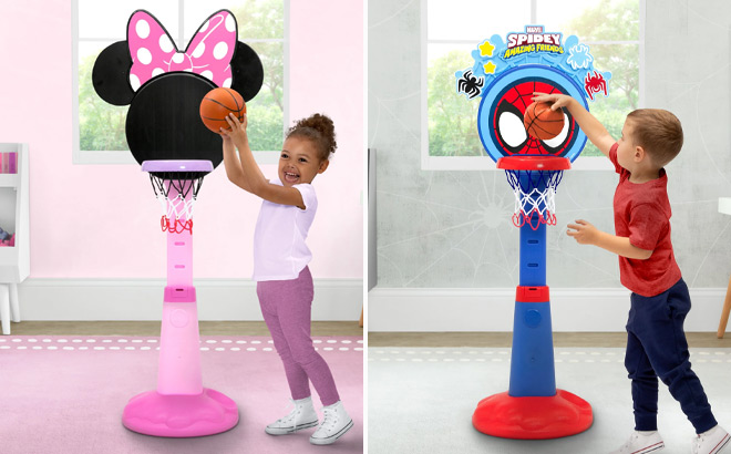 Minnie Mouse Plastic Basketball Set Minnie Mouse Plastic Basketball Set