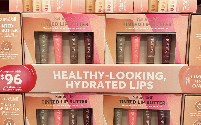 NatureWell Tinted Lip Butter 4 Pack