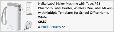 Nelko Portable Label Maker Machine Screenshot 1 Nelko Portable Label Maker Machine Screenshot 1