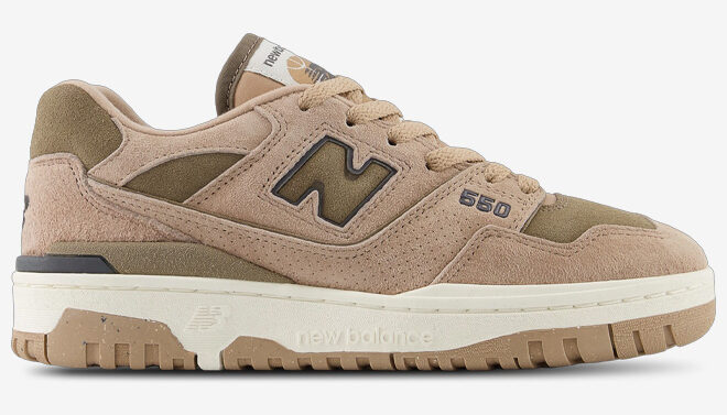 New Balance 550 Womens Shoe in Tan Color New Balance 550 Womens Shoe in Tan Color