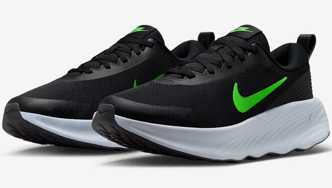 Nike Promina Mens Walking Shoes in Black and Green Strike Colors Nike Promina Mens Walking Shoes in Black and Green Strike Colors