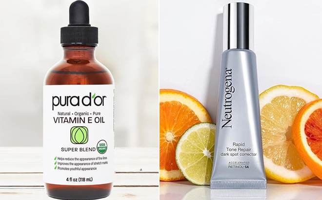 PURA DOR 4 Oz Organic Vitamin E Oil PURA DOR 4 Oz Organic Vitamin E Oil