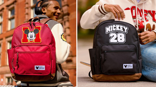 People Using Disney Mickey Mouse Collegiate Backpacks
