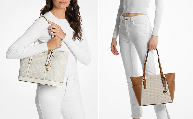 People Using Michael Kors Jet Set Travel Tote Bags