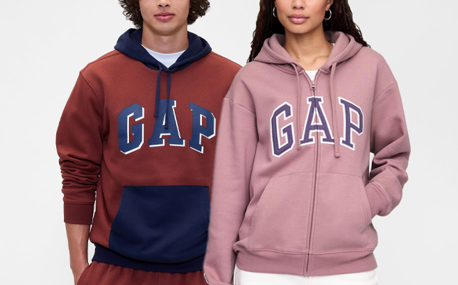 People wearing GAP Factory Hoodies