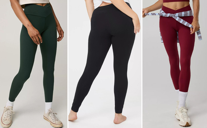 People wearing Offline By Aerie Leggings