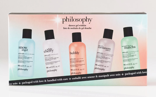 Philosophy 5 Piece Shower Gel Wishlist Set
