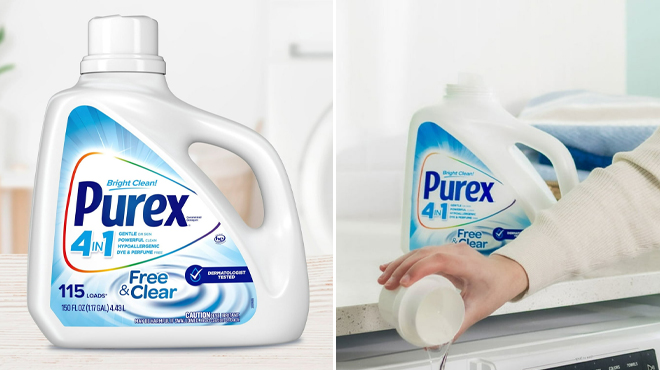 Purex Free Clear 115 Loads Detergent