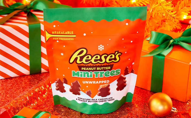 Reeses Unwrapped Mini Trees Pouch