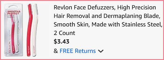 Revlon Face Defuzzers at Checkout