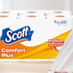 Scott ComfortPlus Toilet Paper 12 Double Rolls