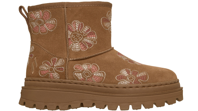 Skechers Womens Jammers Floral Chic Shoe