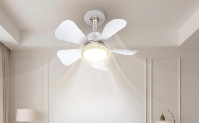 Socket Ceiling Fan with Light Socket Ceiling Fan with Light