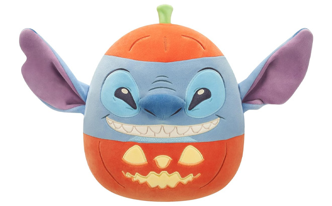 Squishmallows 12 Inch Disney Stitch in Pumpkin Plush Squishmallows 12 Inch Disney Stitch in Pumpkin Plush