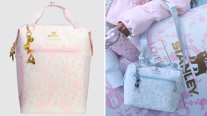 Stanley 1913 x LoveShackFancy Holiday All Day Julienne Mini Cooler and Stanley 1913 x LoveShackFancy Holiday All Day Madeleine Mini Cooler Backpack Stanley 1913 x LoveShackFancy Holiday All Day Julienne Mini Cooler and Stanley 1913 x LoveShackFancy Holiday All Day Madeleine Mini Cooler Backpack