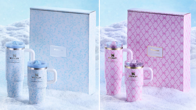 Stanley 1913 x LoveShackFancy Holiday The Quencher Details ProTour Tumbler Set Stanley 1913 x LoveShackFancy Holiday The Quencher Details ProTour Tumbler Set