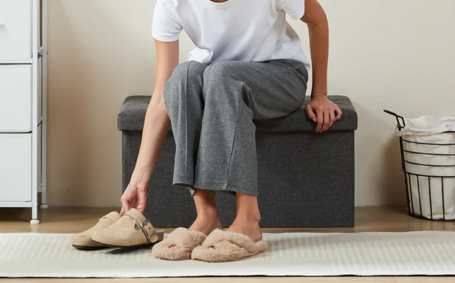 Storage Ottoman Bench Storage Ottoman Bench