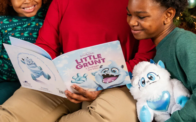 The Elf on the Shelf SnoBiggie Little Grunt Yeti Plush Book