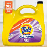 Tide 138 Loads Simply All In One Liquid Laundry Detergents 1