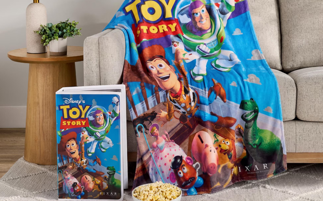 Toy Story VHS Boxed Silk Touch Throw