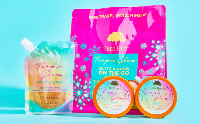 Tree Hut Glitz Glow On the Go Travel Kit