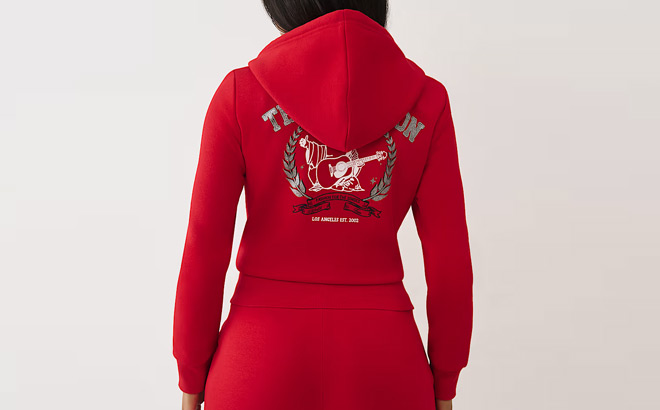 True Religion Buddha Banner Hoodie