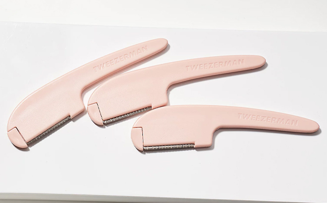 Tweezerman Prep & Plane Facial Razors 3-Pack