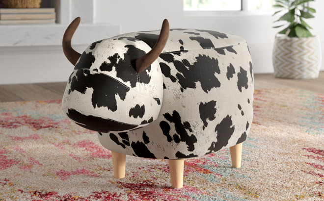 Union Rustic Amarantha Velvet Ottoman Union Rustic Amarantha Velvet Ottoman