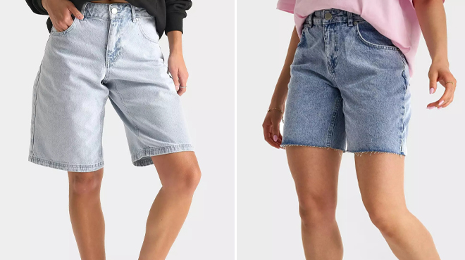 Unlike Humans Womens Denim Jorts and Unlike Humans Womens Denim Shorts Unlike Humans Womens Denim Jorts and Unlike Humans Womens Denim Shorts
