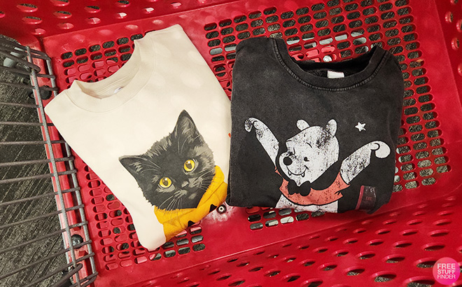 Winnie The Pooh Bat Womens Fleece Graphic Pullover Sweatshirt and Grayson Threads Halloween Crewneck Sweatshirt
