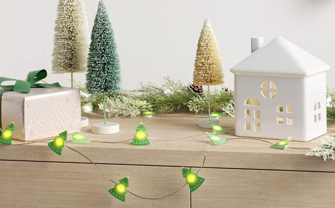 Wondershop LED Battery Operated Christmas Tree Dew Drop Lights Wondershop LED Battery Operated Christmas Tree Dew Drop Lights