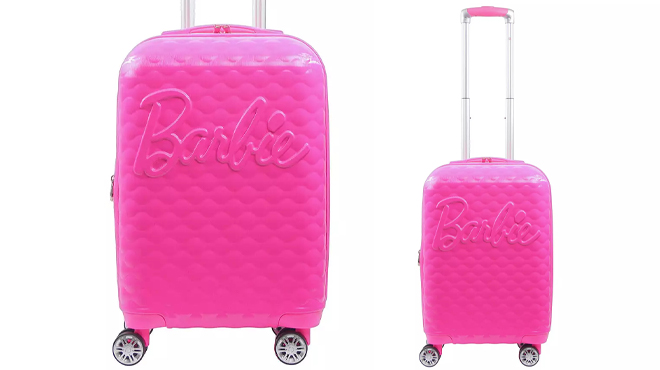 ful Mattel Barbie 3D Quilted 22 5 Inch Carry On Hardside Spinner Luggage ful Mattel Barbie 3D Quilted 22 5 Inch Carry On Hardside Spinner Luggage