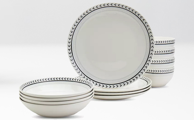 12 Piece Plate Set