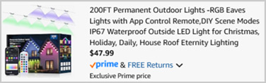 200 Foot Permanent Outdoor Lights Screenshot 200 Foot Permanent Outdoor Lights Screenshot