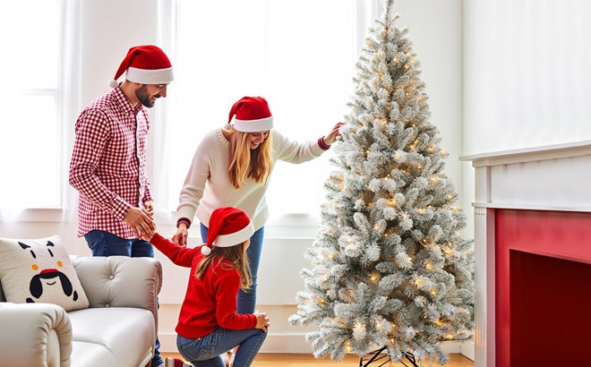 6 Foot Prelit Christmas Tree