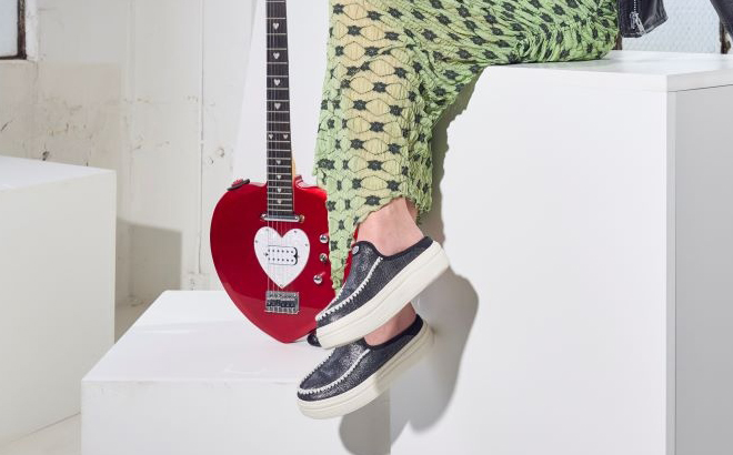 A Person wearing Hey Dude Austin Lift Essentials Shoes