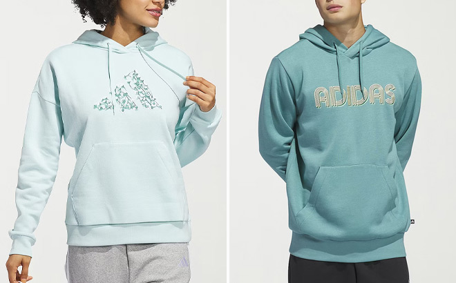 Adidas Womens Long Sleeve Fleece Active Hoodie