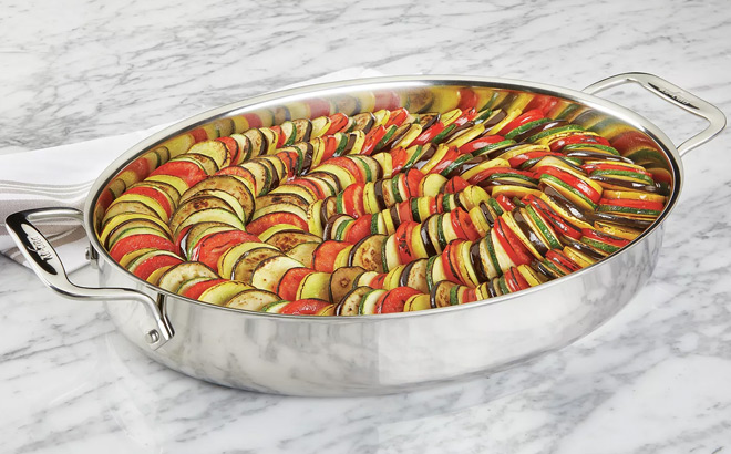 All Clad Stainless Steel 15 inch Oval Baker All Clad Stainless Steel 15 inch Oval Baker