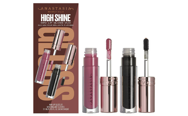 Anastasia Beverly Hills High shine Mini Lip Gloss Duo Anastasia Beverly Hills High shine Mini Lip Gloss Duo