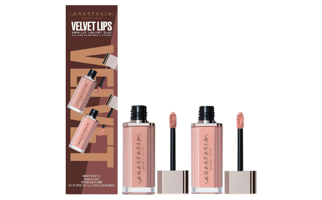 Anastasia Beverly Hills Velvet Lips Mini Lip Velvet Duo Pure Hollywood Kiss