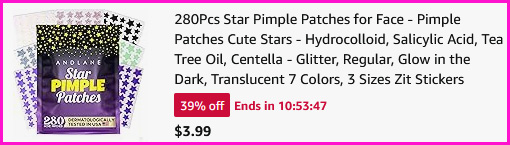 Andlane Pimple Patches Checkout Screen