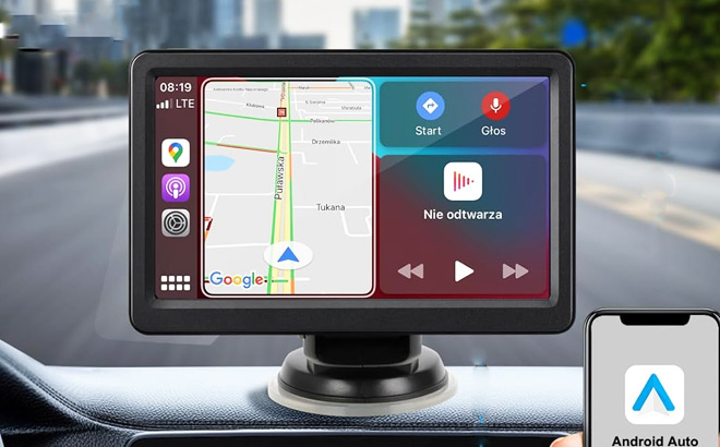 Apple Carplay Android Auto 7 Inch HD Touch Screen