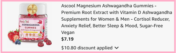Ascool Ashwagandha Gummies with Vitamin D Magnesium Checkout Page Ascool Ashwagandha Gummies with Vitamin D Magnesium Checkout Page