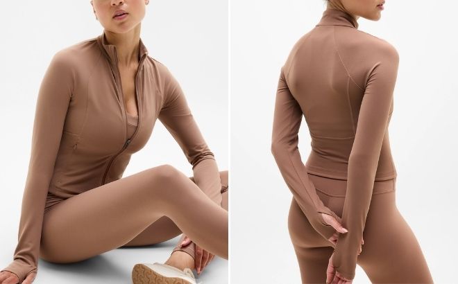 Athleta Salutation Crop Jacket